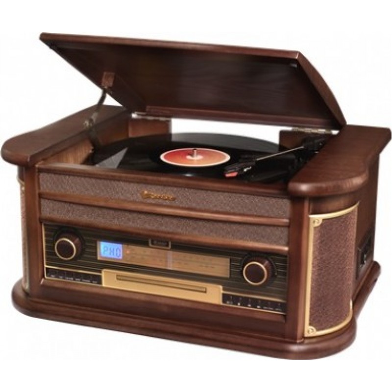 ROADSTAR HIF-1996BT Vintage Πικάπ/CD/USB/Cassette Player με Bluetooth